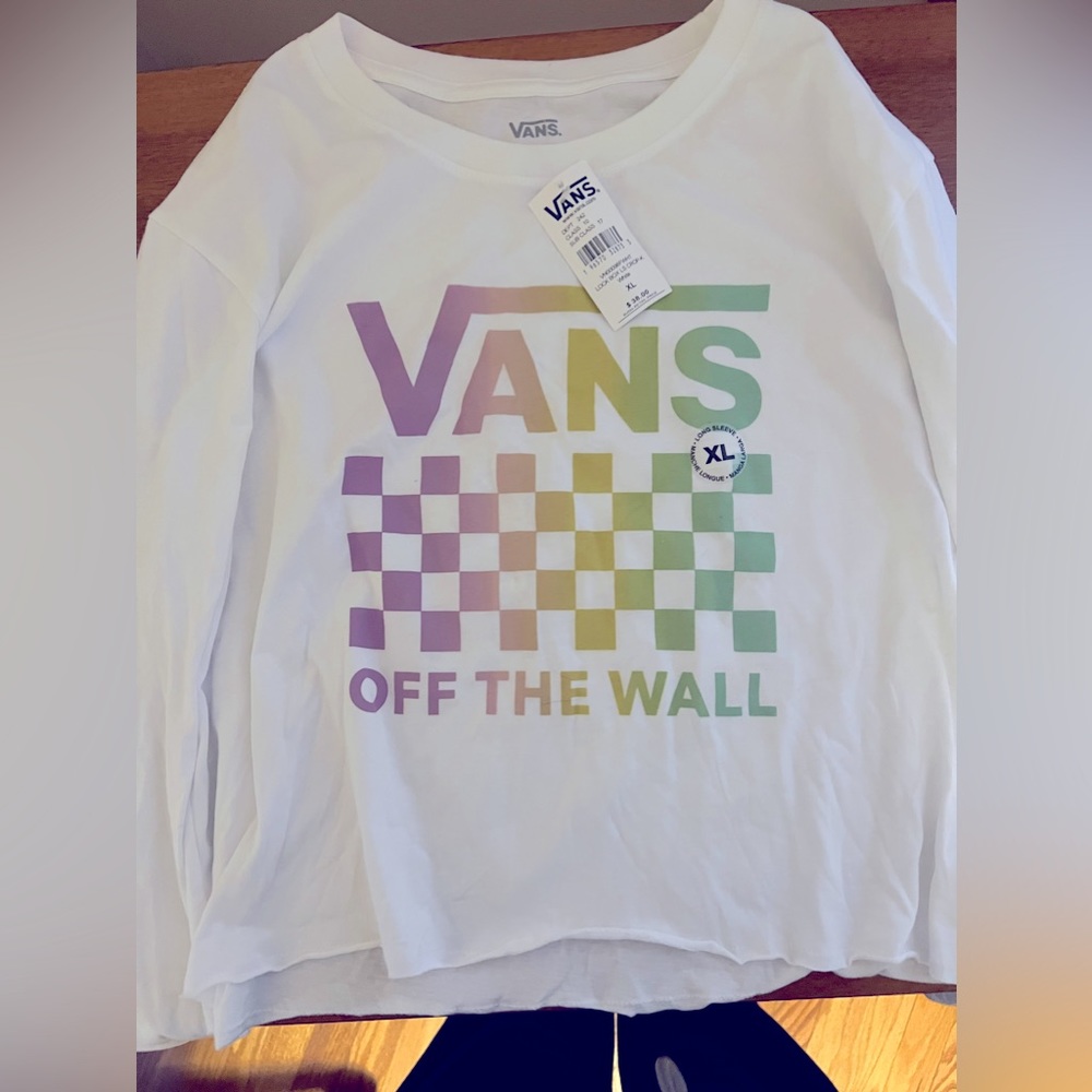 Vans Long Sleeve Crop Shirt